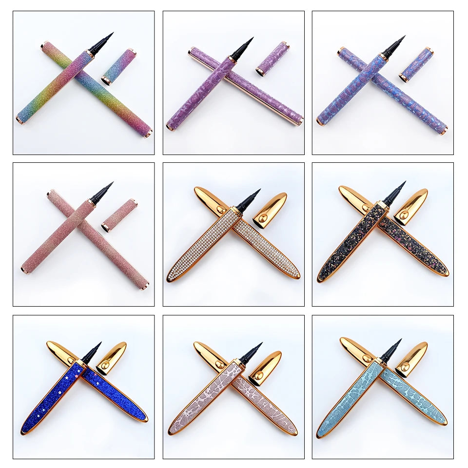 Magnetic Black Liquid Lash Glue Pen Cosmetics Eyeliner Pencil