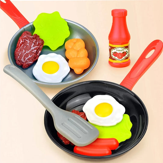 8Pcs Children Kitchen Food Toys