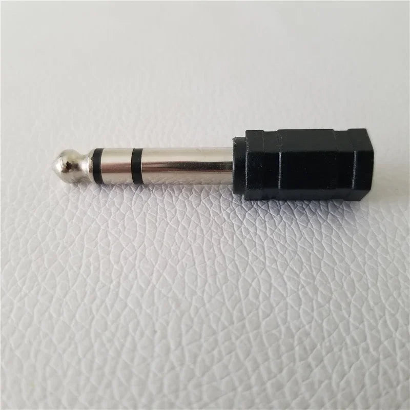 6.5mm to 3.5mm Adapter Converter Electronic Drum Plug Headphone Connector Jack