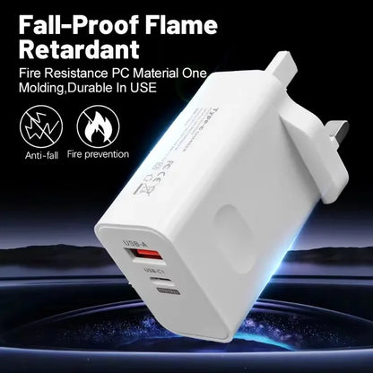 120W Fast Charger USB Type C PD Cable Fast Charging Quick Charge Adapter For iPhone 16/15 Pro Xiaomi Samsung Oneplus Huawei