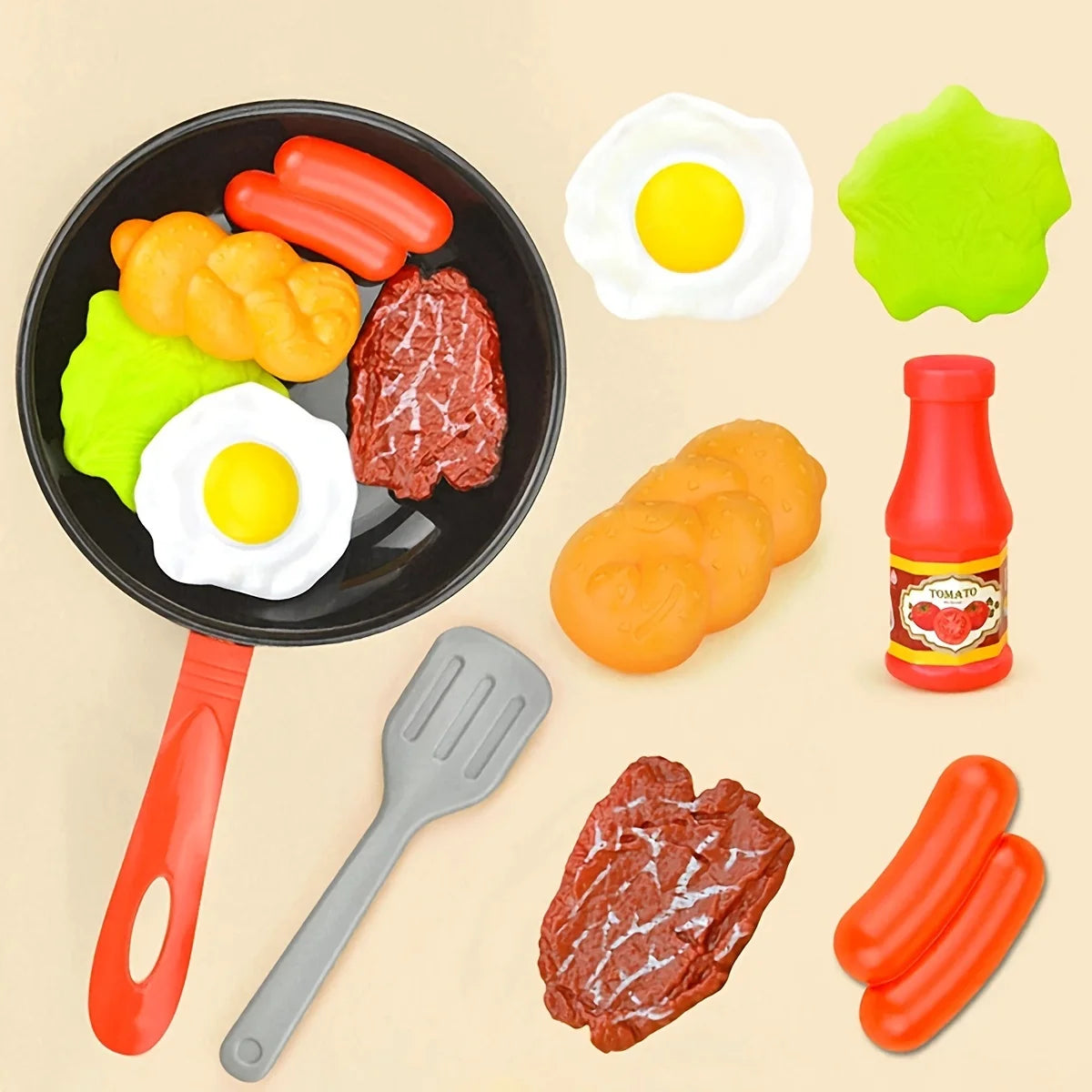 8Pcs Children Kitchen Food Toys