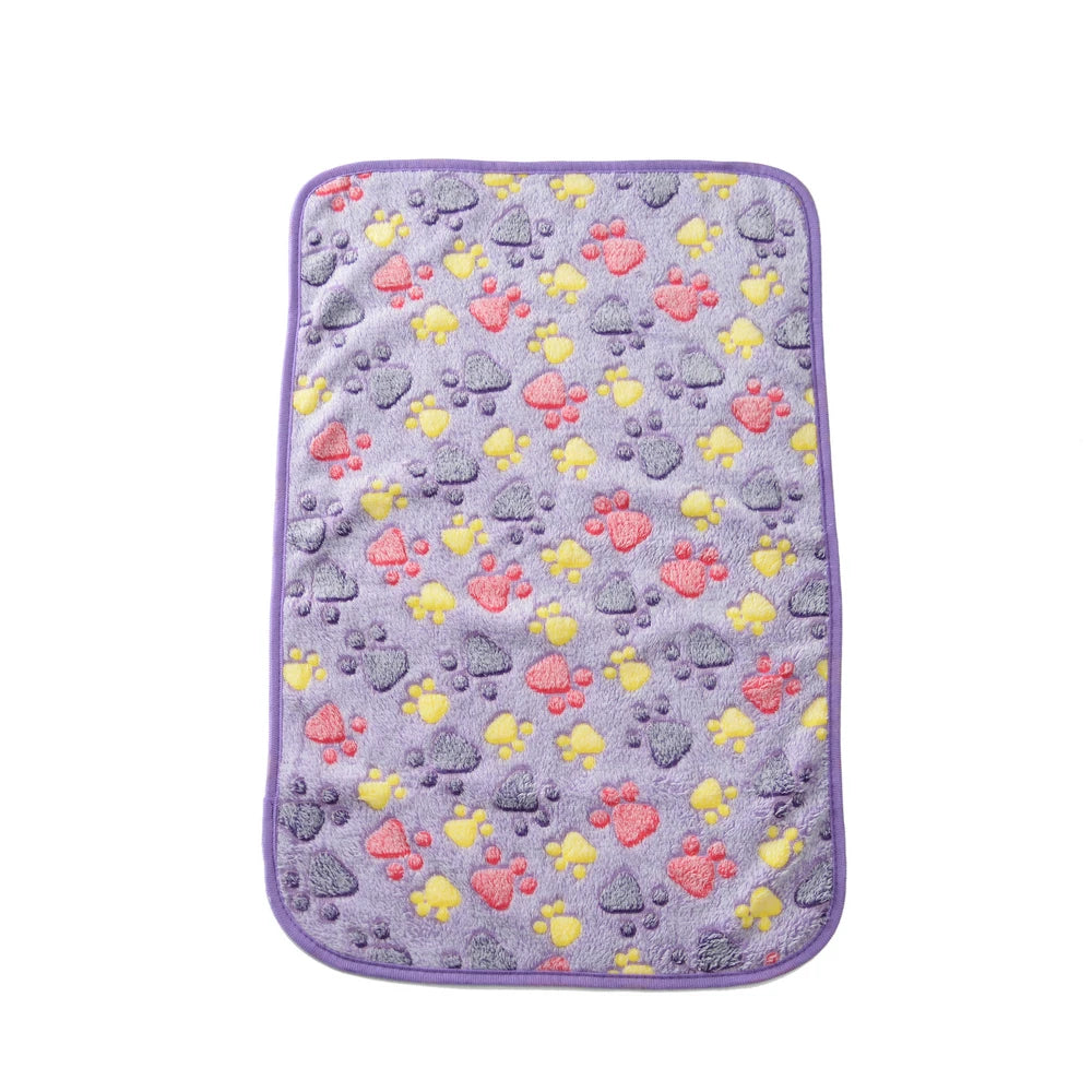3 Sizes Cute Warm Pet Bed Mat Cover Towel